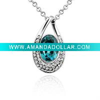 Wholesale 2011 fashion gemstone necklace
