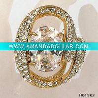gemstone jewelry alloy ring