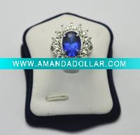 gemstone enchased ring