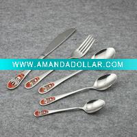 Wholesale cutlery with color cheek BS2031