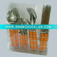 Wholesale Plastic handle cutlery