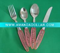 Wholesale TC-085C Stylish Cutlery with Plastic Handle
