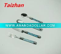 Wholesale elegant and delicate tableware with plastic handle