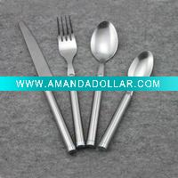 Wholesale Stainless steel round handle cutlery set BS2007