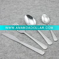 Wholesale stainless steel tableware with tumble polish BS2037