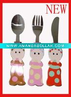 Wholesale stainless steel children cutlery