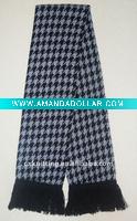 winter jacquard knitted scarf