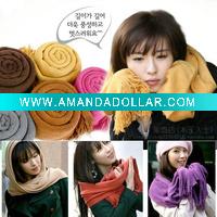 Wholesale winter fashion knitted scarf