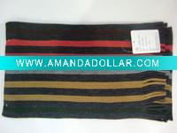 Wholesale Wide Stripe Knitted Scarf