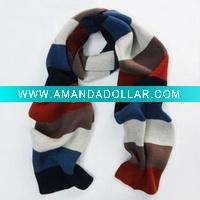 men winter knitted scarf