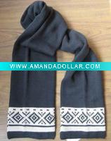 Wholesale fashion winter knitted scarf for lady