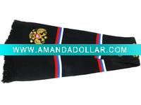 Wholesale football knitted scarf