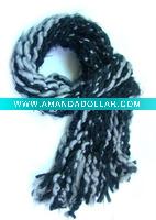 Knitting Scarf With silver