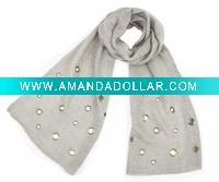 Wholesale Lady winter Knit scarf HK1104022