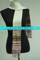 2012 Knitted scarf with strings on both sides