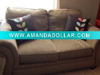 Wholesale cushion cover with appliqued leaves