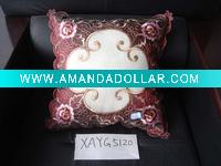 embroidered cushion cover