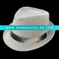 Wholesale Fashion Paper Straw Hat Fedora Style