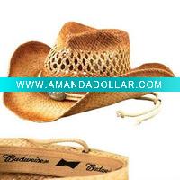 Wholesale fashionable fedora summer & wide brim straw hat