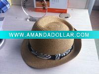 Wholesale fashion design popular paper fedora hat