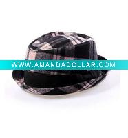 Wholesale Men's & women's fashion spring summer fedora hat