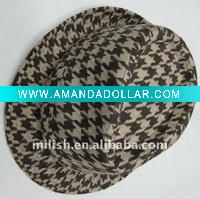 Wholesale fashion wool cowboy hat/fedora hat MH-0259