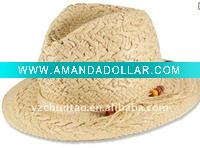 Wholesale fashion paper fedora hat
