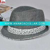 Wholesale Fashion gray designer fedora hats women