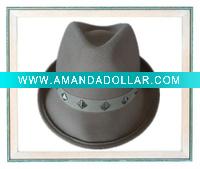 Wholesale upturned Cubano fedora hat