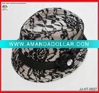 Wholesale Fashion Fedora Hat Covered with Lace
