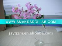 Wholesale clear glass vase with flower