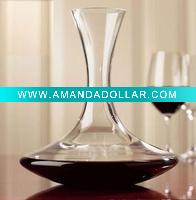 Wholesale clear glass vase 21cmDx22cmH