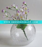 Globular Glass Vase