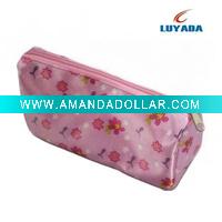 Wholesale Fashion design satin folding travel makeup bag