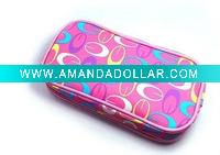 satin makeup cosmetic bag