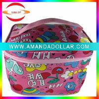 heart cherry strawberry design cute makeup bags