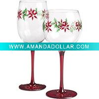 hand made glassware/wine goblet/wine glass