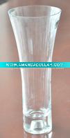 Wholesale glassware clear glass vase
