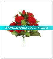Wholesale 14Heads Artificial rose & Chinese Crabapple Bushes