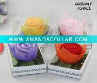 Rose towel cake