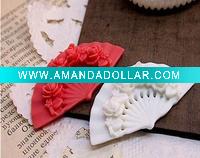 Wholesale beautiful wholesale resin rose flower for jewelry decoration