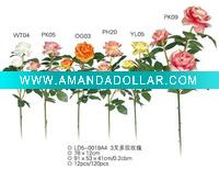 artificial rose flower with many rows of petals