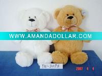 soft cute plush and stuffed toys bear with ribbon