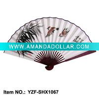 Wholesale Hand painted chinese rice paper fan