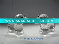 Wholesale Crystal animal crafts crystal dog