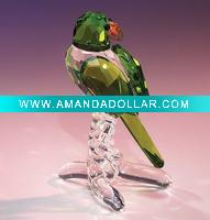 Wholesale unique crystal bird figurines MH-D0178