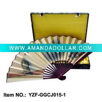 Newest customize design handle fan with gift box