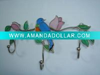 Wholesale Stained Glass Bird Hanging Hooks