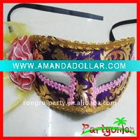 Wholesale Carnival venetian mask with flower