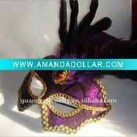 Wholesale fashion carnival party feather custom eye mask venetian masquerade masks wholesale